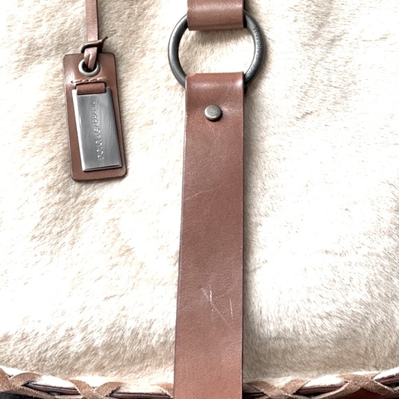 Vintage Dolce & Gabbana Fur and Leather Tote - Picture 3 of 14